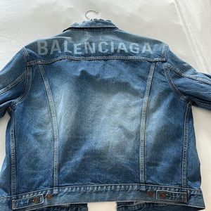 Balenciaga Denim Jacket - NEW without tags Sz 38
